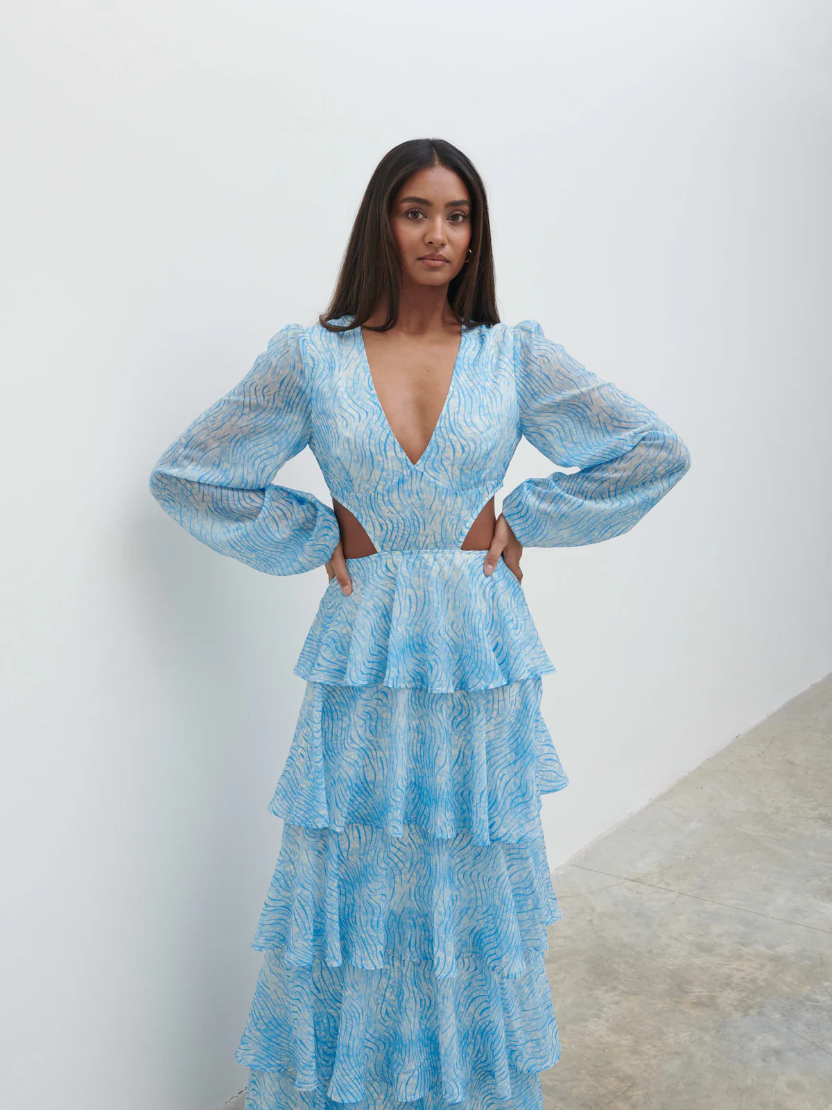 Ashton Cut Out Maxi Dress | Pretty Lavish (UK)