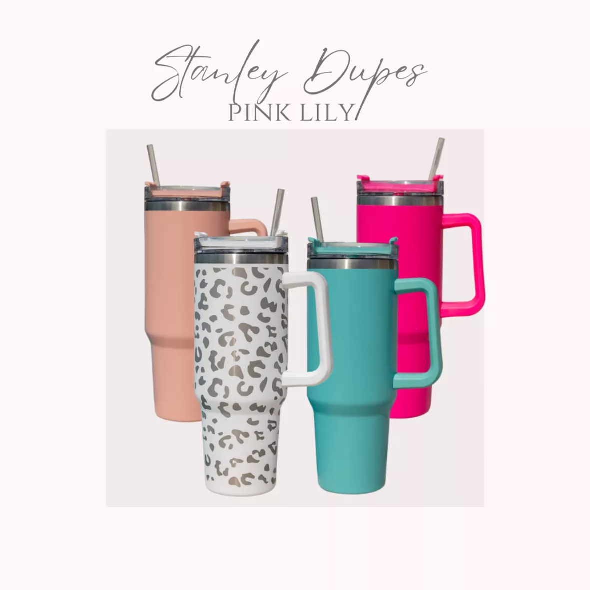 LUXE LEOPARD STANLEY DUPE TUMBLER