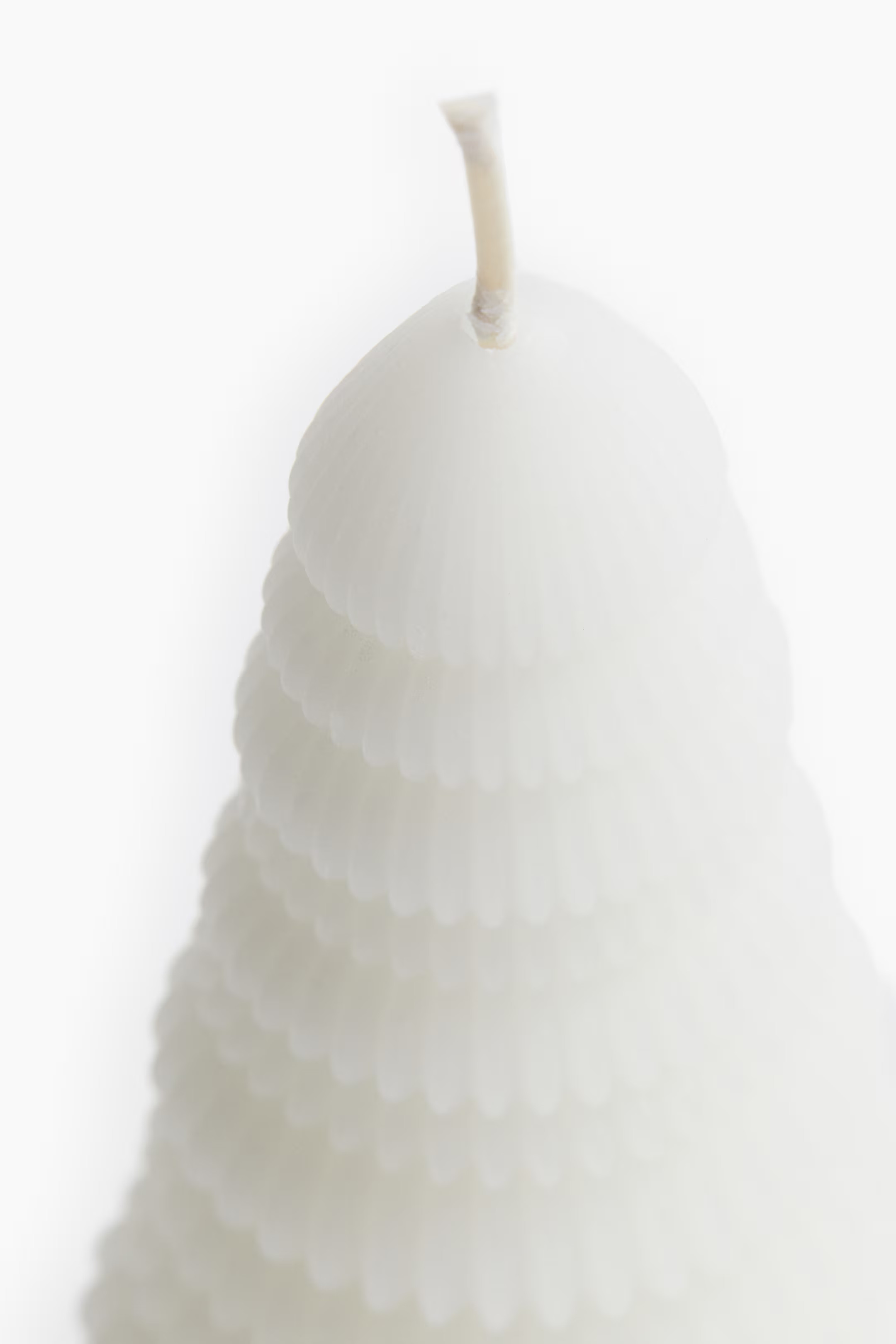 Small fir-tree-shaped candle - White - Home All | H&M US | H&M (US + CA)