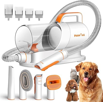 PAWING Dog Grooming Vacuum, All-in-1 Professional Deshedding Tools for Dogs & Cats - Low Noise Do... | Amazon (US)