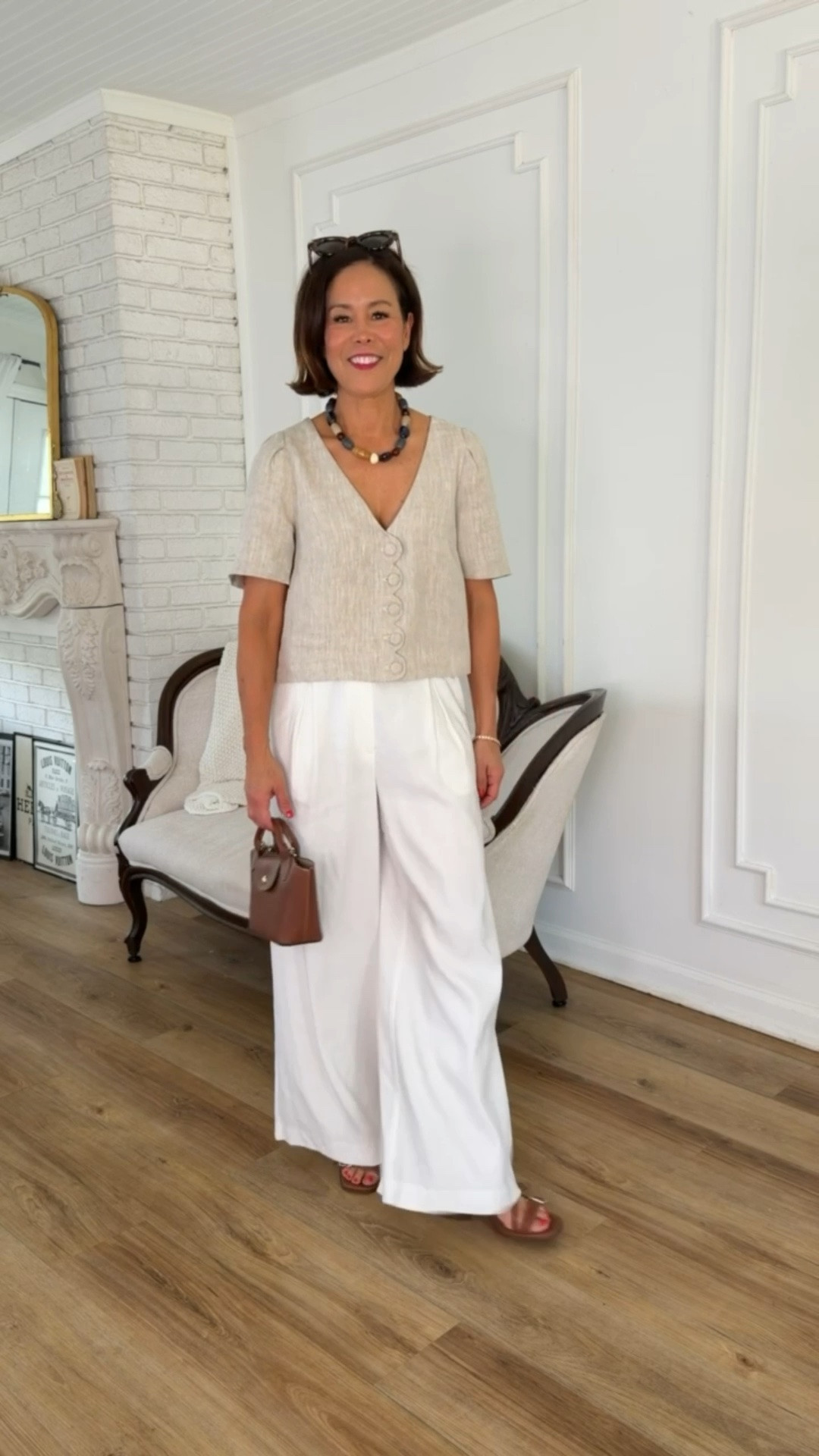 Size down in the top and pants fit true to size!

#LTKootd #LTKgrwm #LTKSeasonal