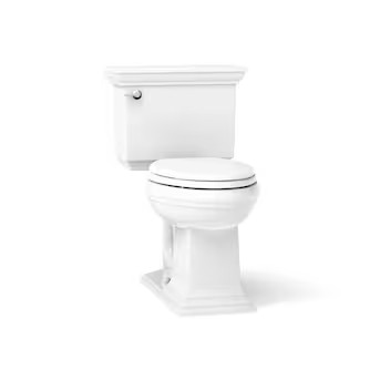 KOHLER Memoirs The Complete Solution White Elongated Chair height 12-in Rough-In WaterSense 1.28 ... | Lowe's