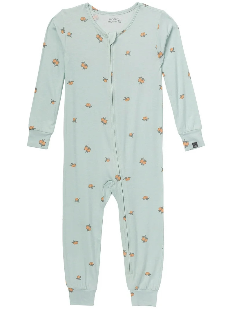 Modern Moments By Gerber Baby and Toddler Neutral Super Soft One-Piece Pajama, Sizes 0/3M - 5T | Walmart (US)