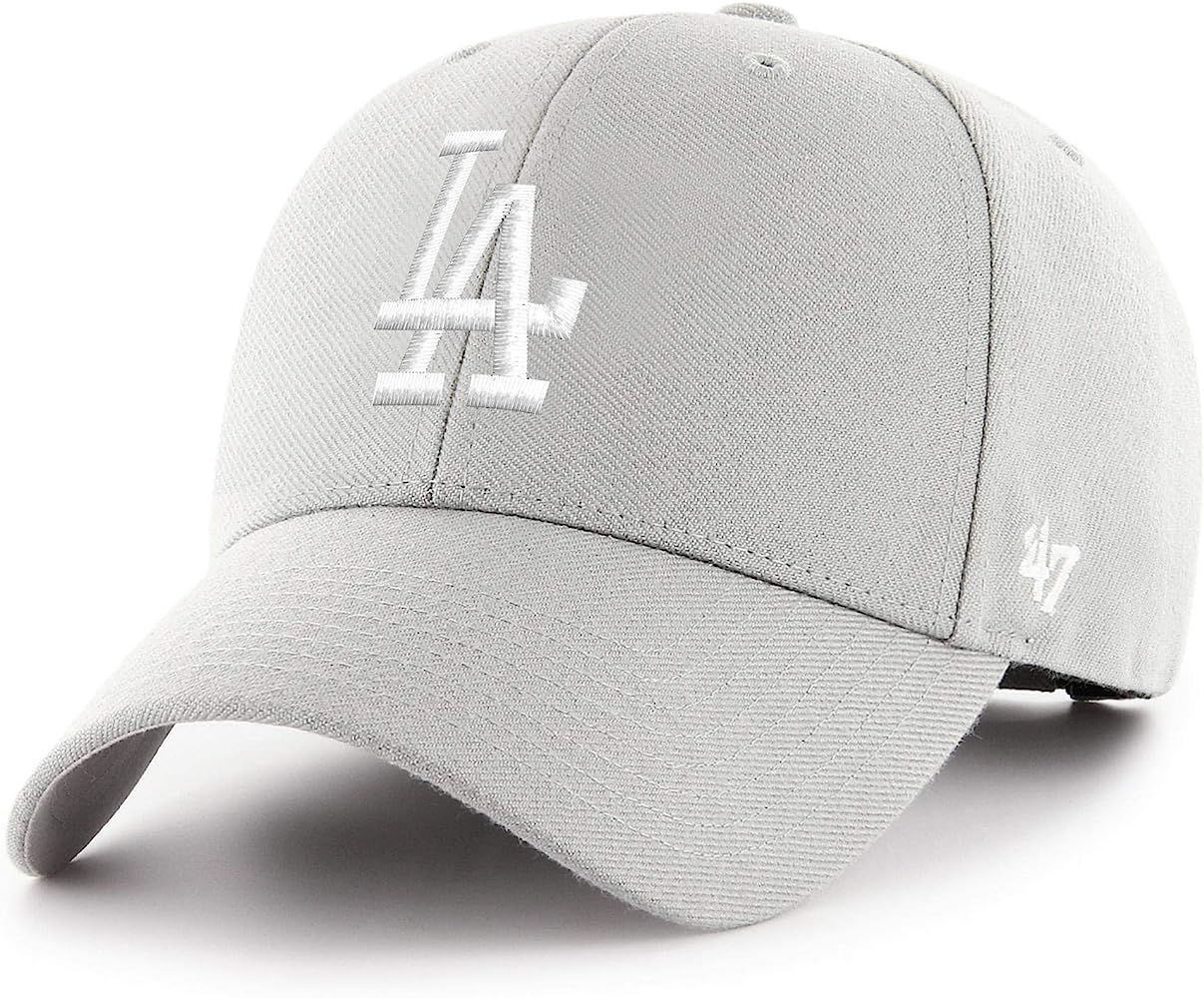 Amazon.com: '47 Brand Los Angeles LA Dodgers MVP Hat Cap Gray/White : Sports & Outdoors | Amazon (US)