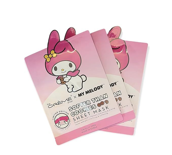 The Creme Shop x My Melody Sheet Mask - Limited Edition, 3-Pack | Amazon (US)
