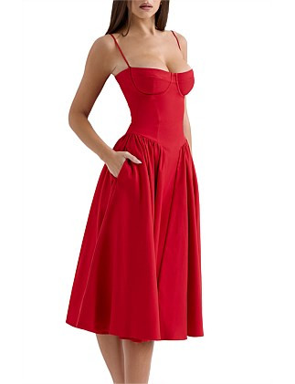 HOUSE OF CB SAMARIA MIDI DRESS | David Jones (Australia & New Zealand)