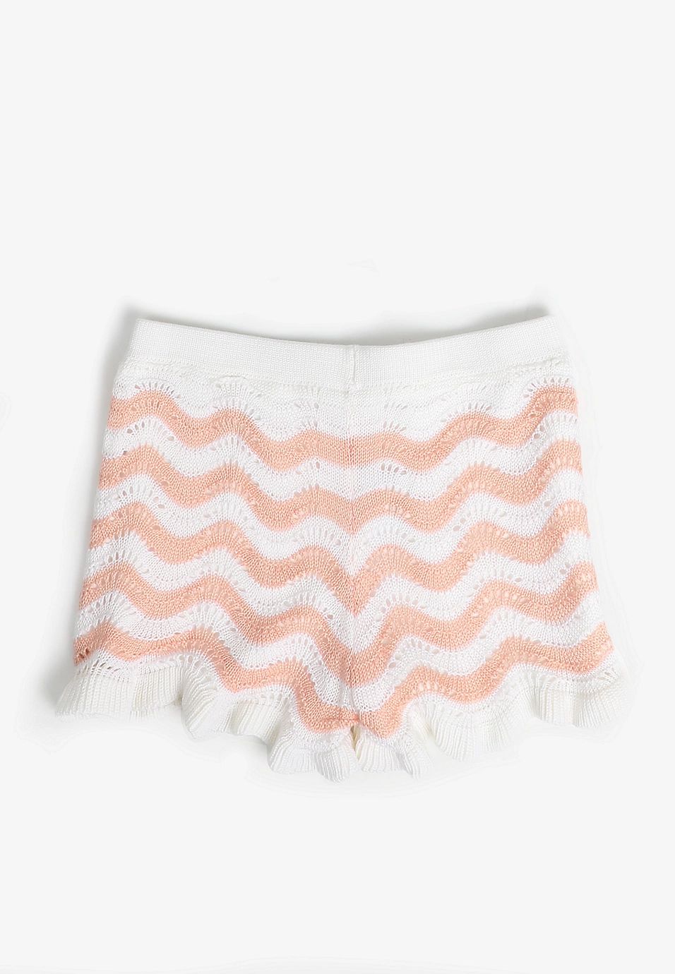 Girls Striped Sweater Mid Rise Short | Maurices