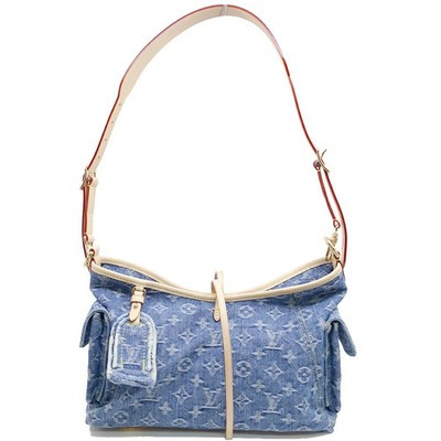 LOUIS VUITTON CARRYALL CARGO PM SHOULDER BAG M28287 MONOGRAM DENIM BLUE WOMEN'S | eBay | eBay US