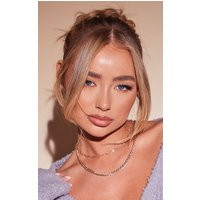 Gold Fine Long Link Layered Necklace | PrettyLittleThing CAN