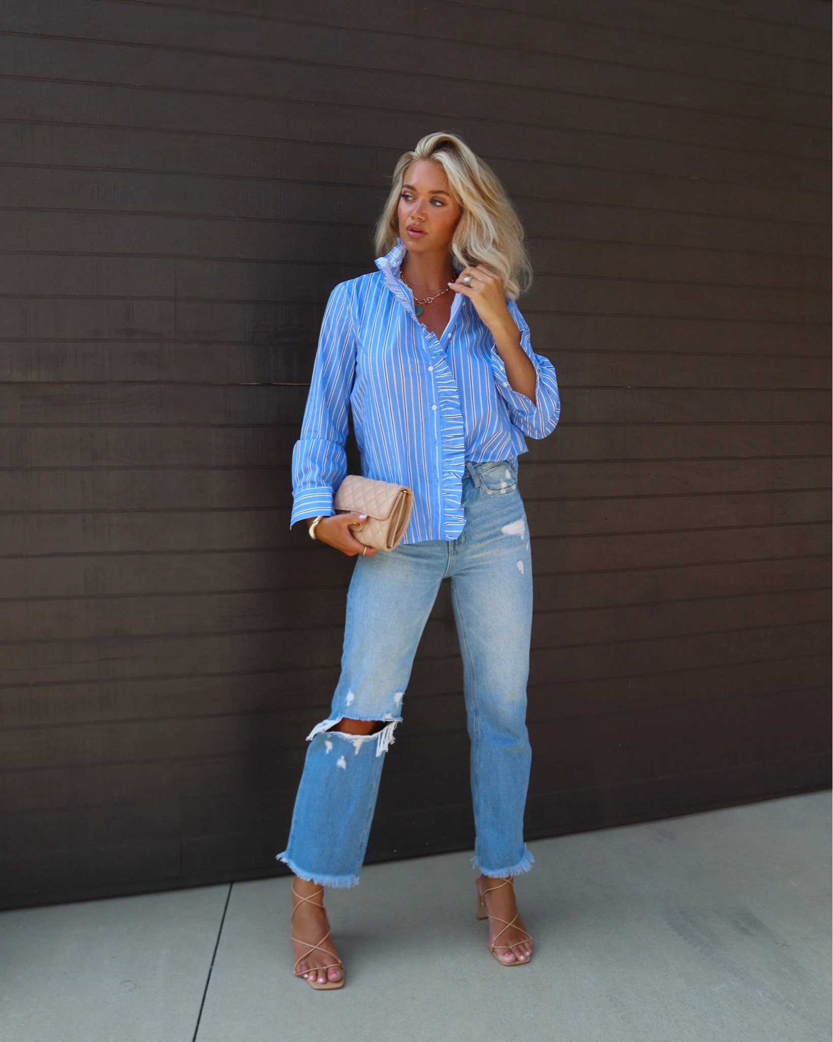 Latest daily drop from the one & only VICI COLLECTION! 

How darling is the biz-casual look?! 
Maybe even rock with a bootie in the fall. 

That ruffle detail is everything. 💙

#LTKStyleTip #LTKxVICI #LTKWorkwear