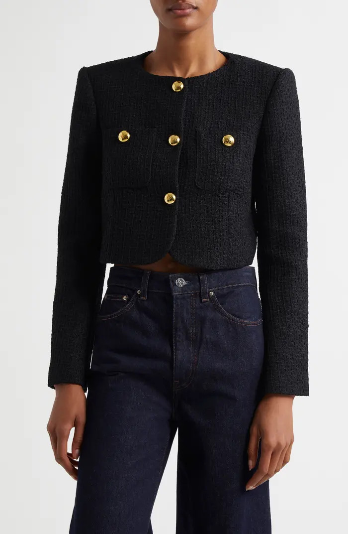 Cinq à Sept Auden Crop Tweed Jacket | Nordstromrack | Nordstrom Rack