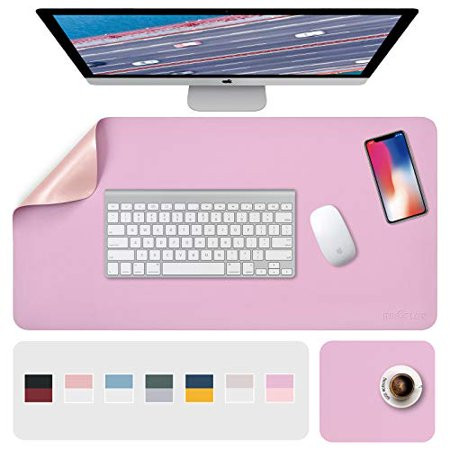 Pink Mouse Pad, Desk Pads, Desk Mat, XL Desk Pads Dual-Sided Purple/Pink, 31.5"" x 15.7"" + 8""x11"" | Walmart (US)