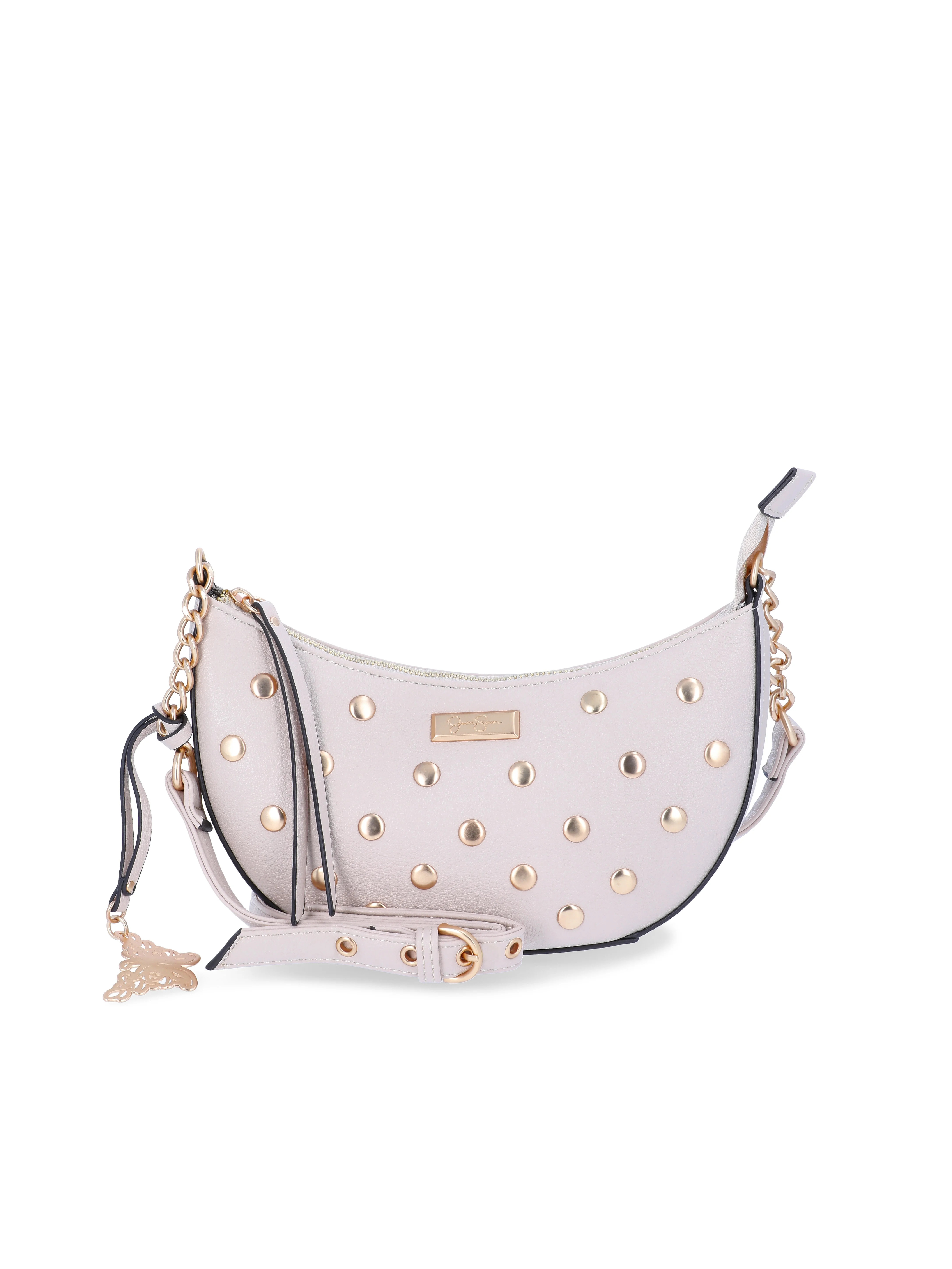 Jessica Simpson Women's Blanche Studded Crossbody Handbag, Sandstone | Walmart (US)