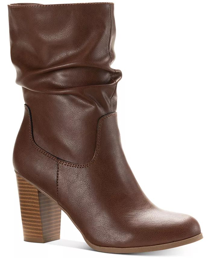 Style & Co Saraa Slouch Mid-Shaft Boots, Created for Macy's & Reviews - Boots - Shoes - Macy's | Macys (US)