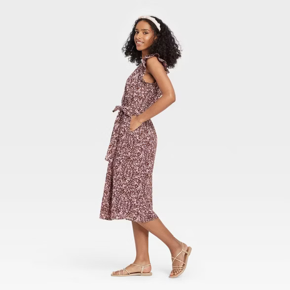 Women's Ruffle Short Sleeve Dress - A New Day™ | Target