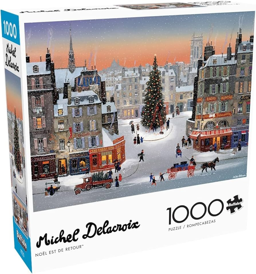 Buffalo Games - Michel Delacroix - Noël est de Retour - 1000 Piece Christmas Jigsaw Puzzle - Col... | Amazon (US)