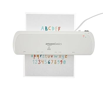 Amazon Basics 9 inch Thermal Laminator Machine for Documents and Photos, Easy to Use for Home Off... | Amazon (US)