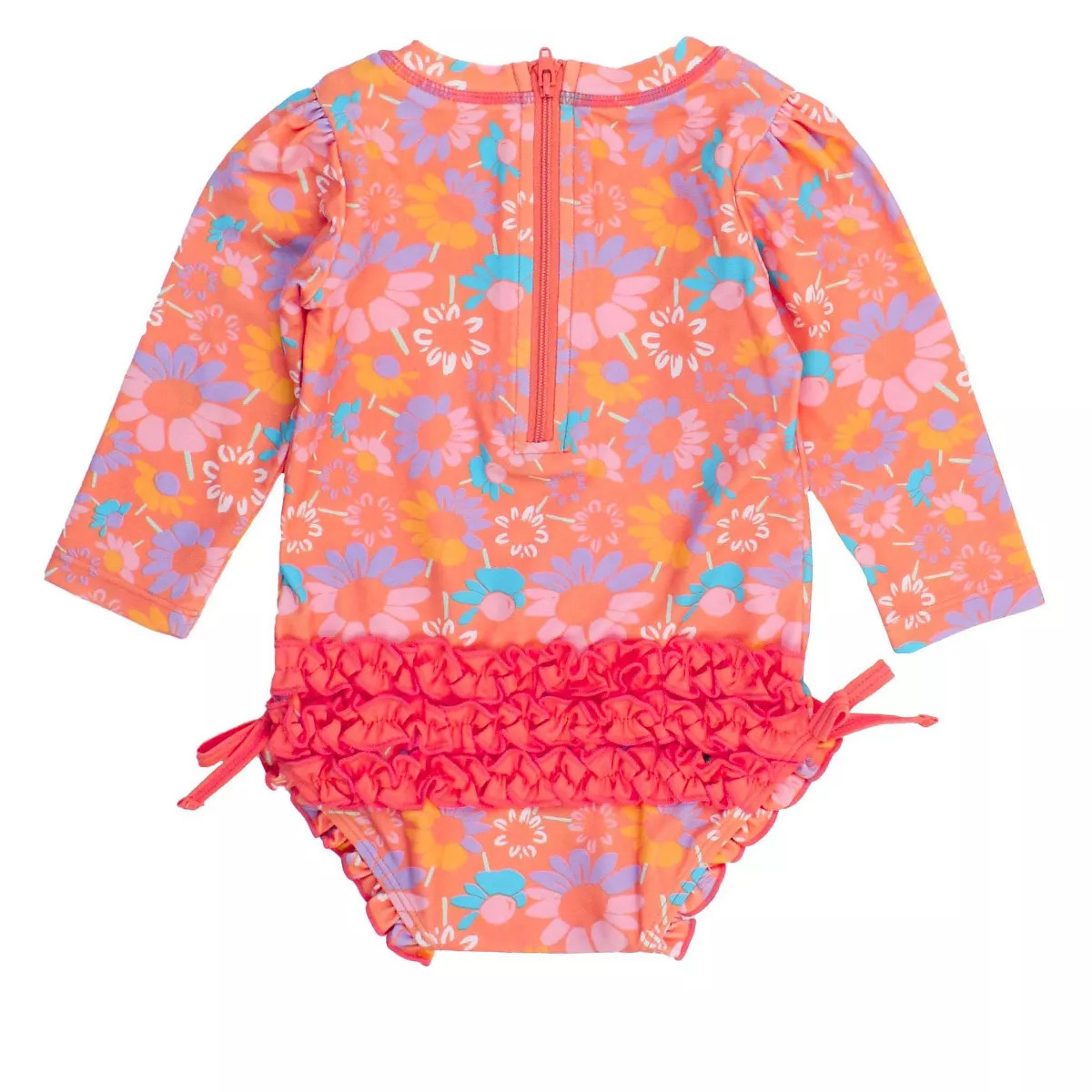 RuffleButts Baby/Toddler Girls UPF50+ Long Sleeve One Piece Rash Guard | Target