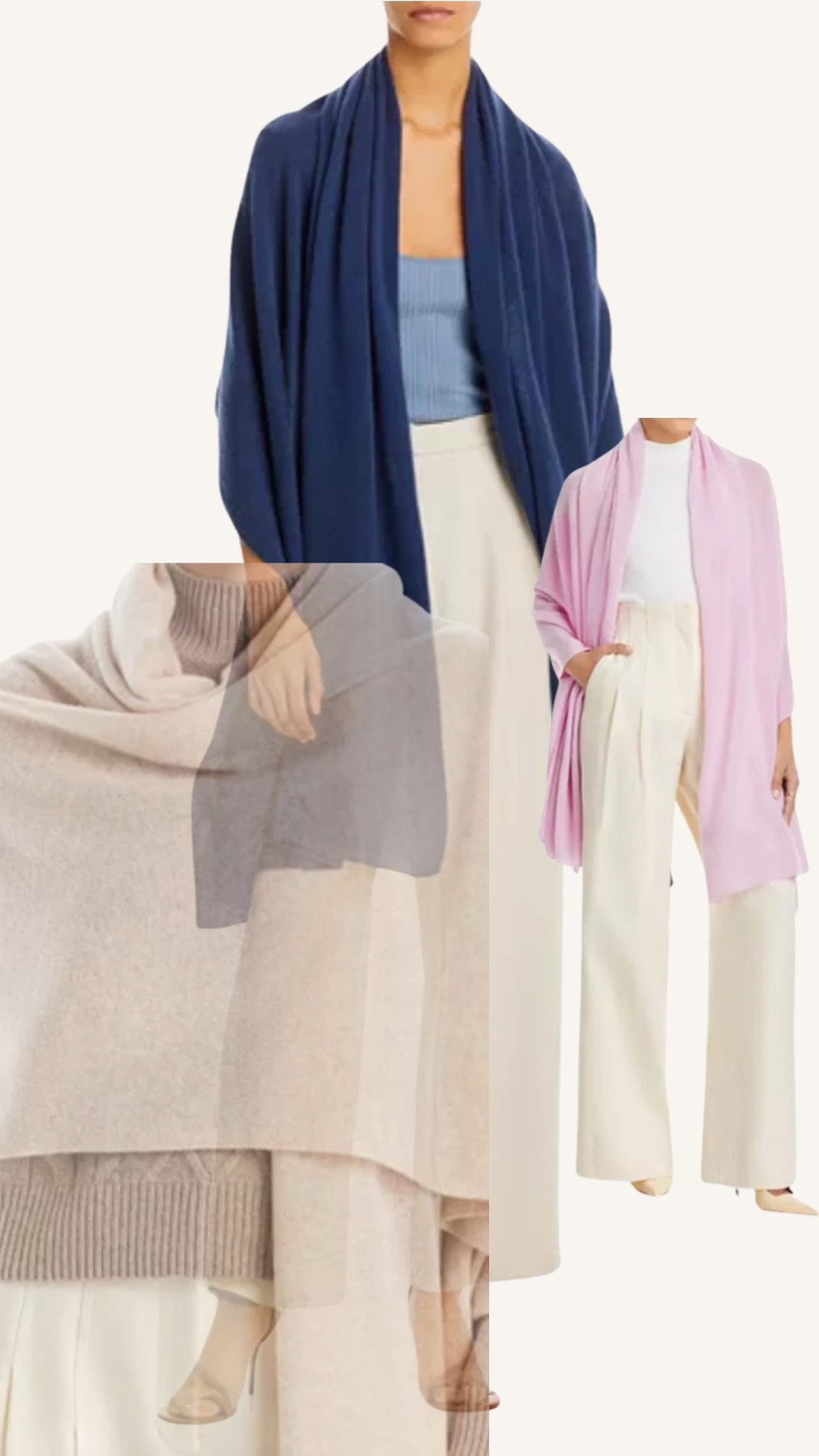 Cashmere Travel Wrap in 13 color options. 
40% OFF. 

Free Holiday Shipping ends 12/21 ⏰
Follow my shop: LTK RealBoringHousewife 
>Subscribe 
>Create Wishlist
>Click Notifications 

#LTKWatchNow #LTKStyleTip #LTKGiftGuide