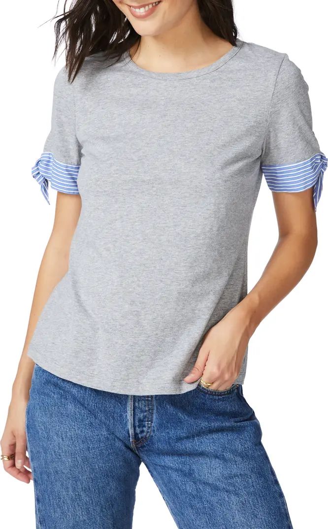 Tie Cuff T-Shirt | Nordstrom