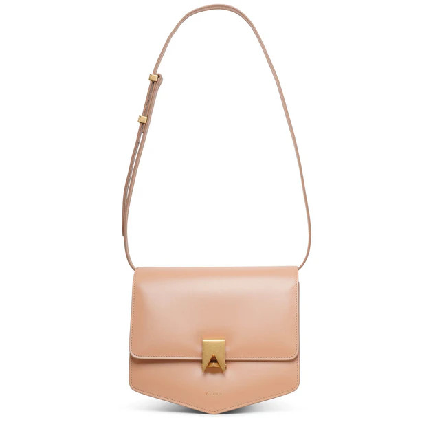 Le Papa beige box calf leather bag | Shop Savannahs (US)