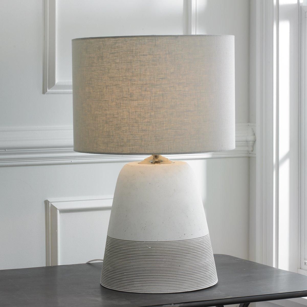 Grooved Concrete Table Lamp | Shades of Light