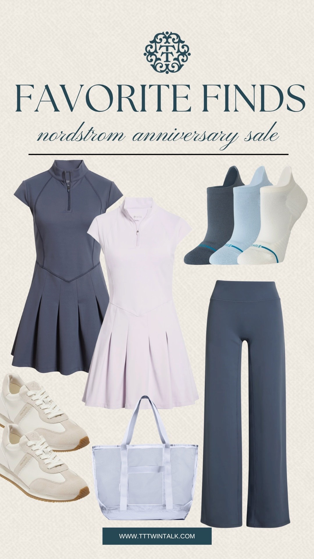 Whether you're heading to the court, the gym, or running errands, these activewear favorites are made to keep up with your day. From flattering athletic dresses and supportive wide-leg leggings to comfortable sneakers, everyday socks, and a roomy tote, each piece combines performance with effortless style. These are the kinds of essentials you'll reach for well beyond workout days.

#LTKSaleAlert #LTKSeasonal #LTKOver40