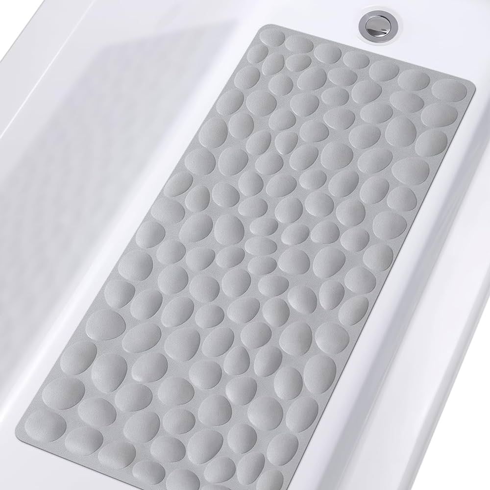 Amazon.com: Non-Slip Bathtub Mat OTHWAY Soft Rubber Bathroom Bathmat with Strong Suction Cups (Bl... | Amazon (US)