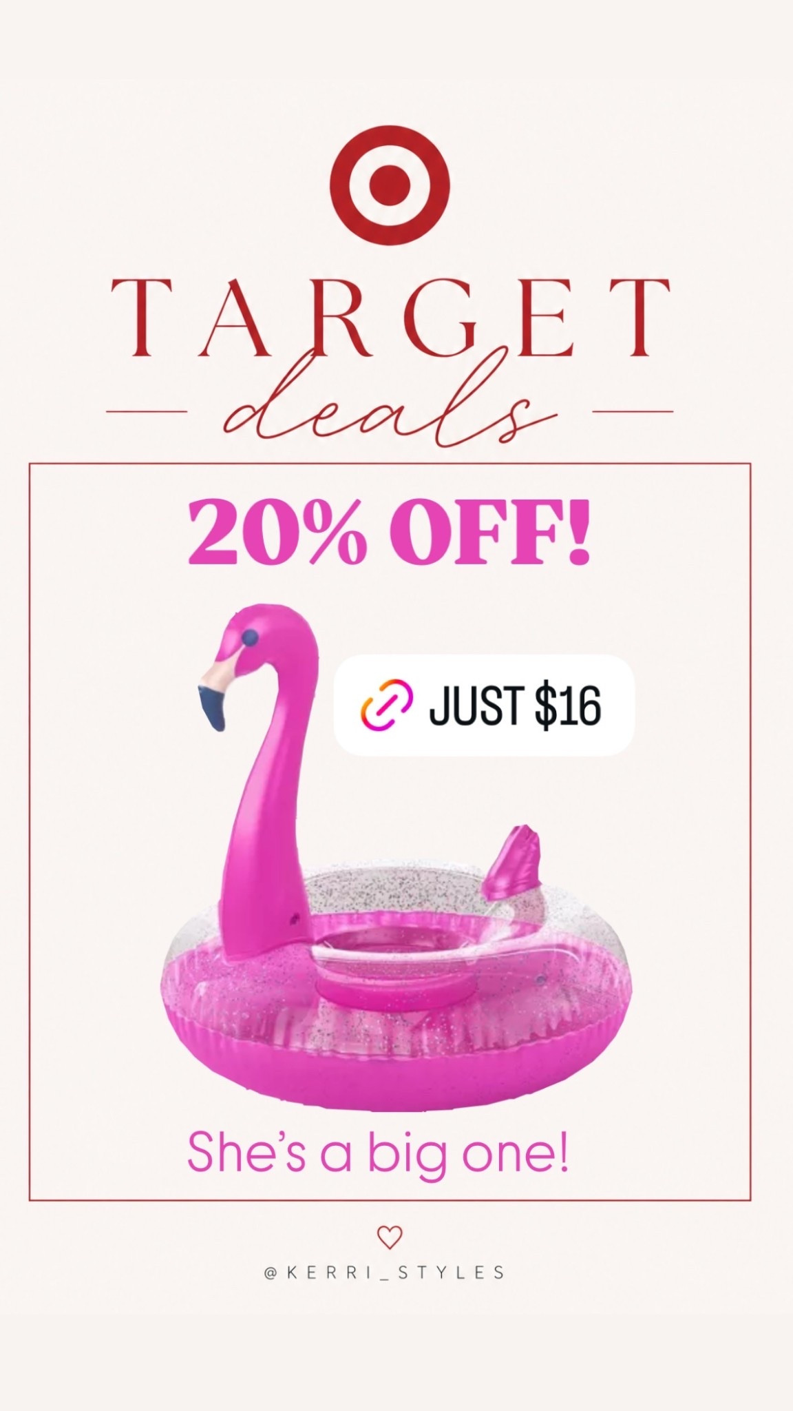 20% OFF!  She’s a big one!