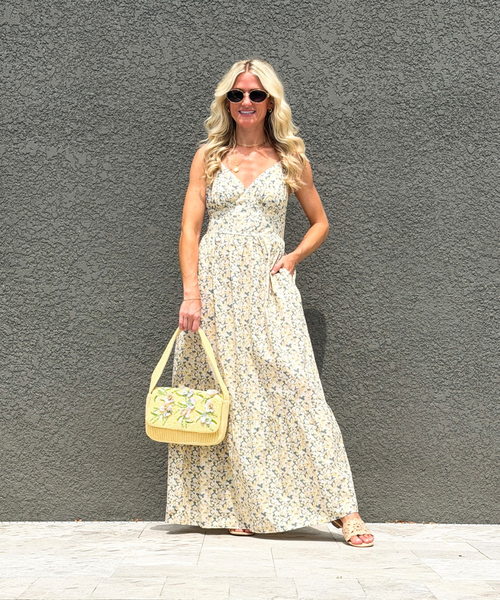 Sun dress from Target! Pretty butter yellow floral pattern. Dress is lightweight and has pockets with adjustable straps. 

#LTKootd #LTKgrwm