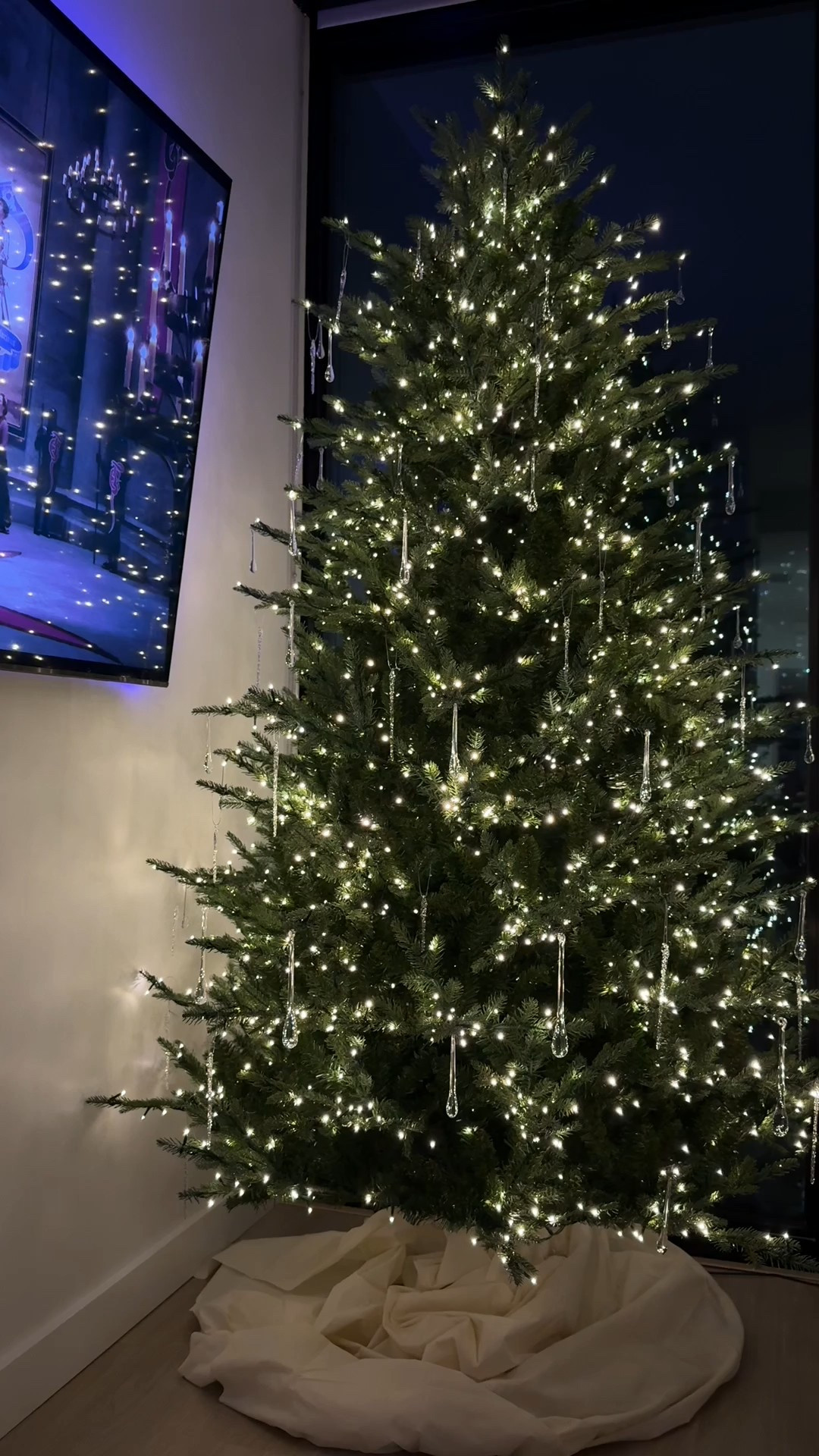 Our classic Christmas tree decorations - went with the glass, teardrop and icicles

#LTKSeasonal #LTKHoliday #LTKFindsUnder50