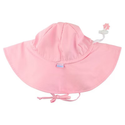 RuffleButts Gender Inclusive Sun Protective Hat - Pink, 6-12m | Target
