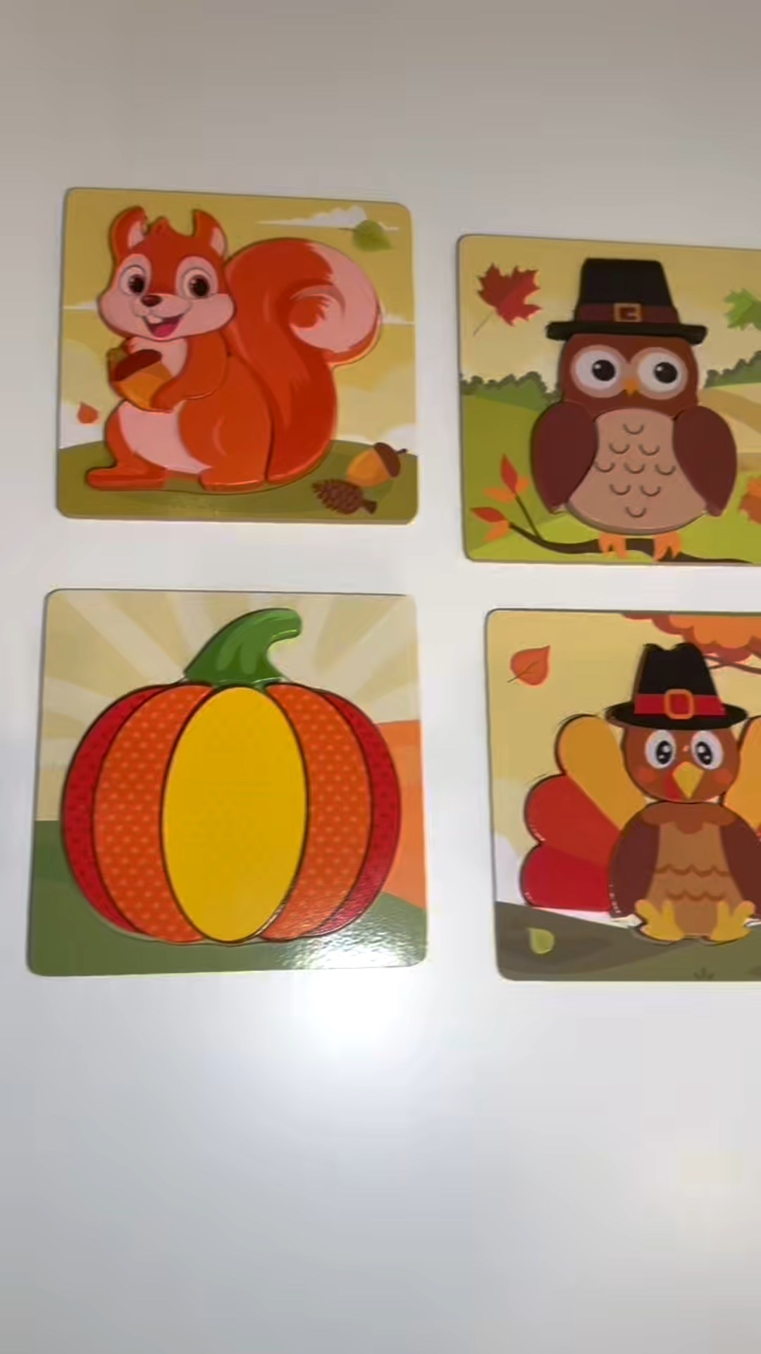 These puzzles are great to have on hand for any Thanksgiving party! My 2 year old loves them and can complete the puzzles all on her own! 

#LTKFamily #LTKHoliday #LTKKids