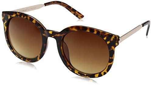 A.J. Morgan Women's Cat Du Rectangular Sunglasses, Tortoise, 53 mm | Amazon (US)