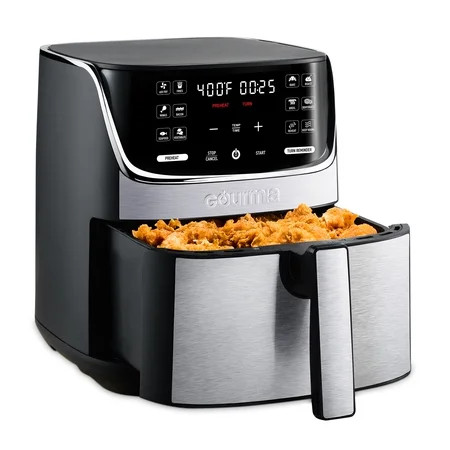 Gourmia 7 Qt Air Fryer with Digital Display, 12 Cooking Presets, Large Capacity, Black | Walmart (US)