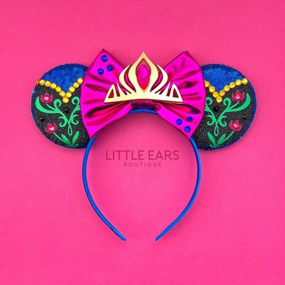 Anna Ears Frozen Ears Anna Mickey Ears Disney Ears Frozen - Etsy | Etsy (US)