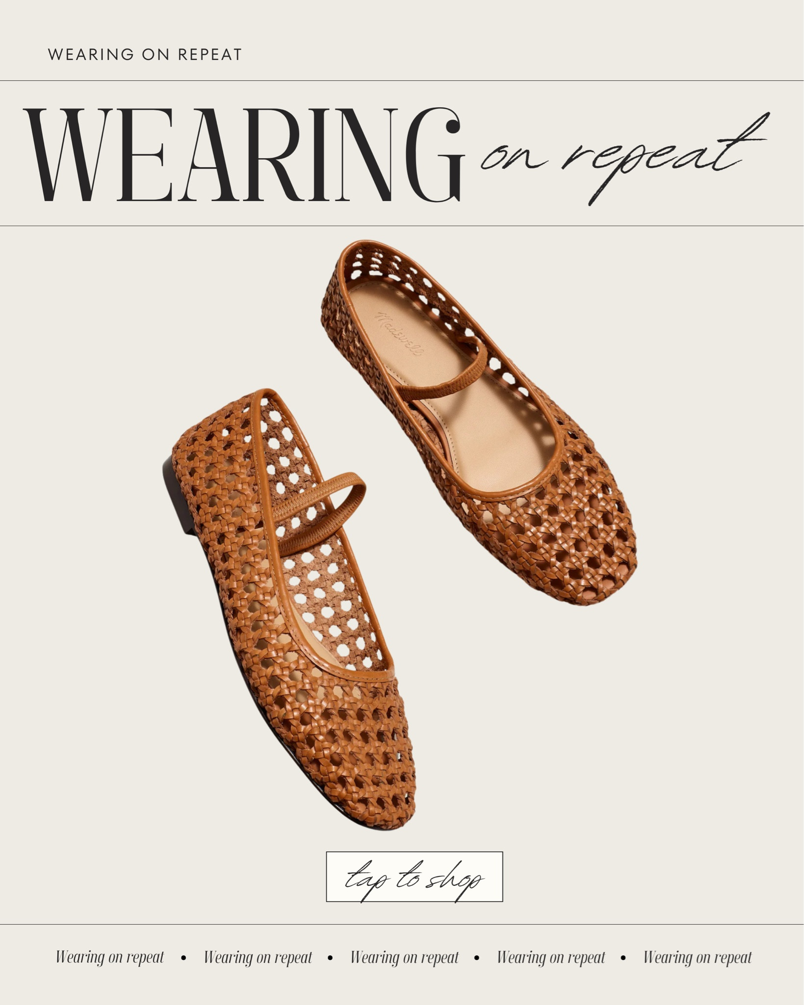 Trending: Ballet Flats | mesh flats, summer shoes, perfect for spring, madewell, brown flats, woven flats

#LTKOver40 #LTKShoeCrush #LTKxMadewell