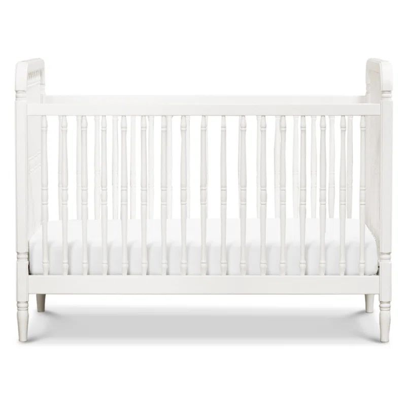 Warm White Liberty 3-in-1 Convertible Spindle Crib (Part number: M7101RW) | Wayfair Professional