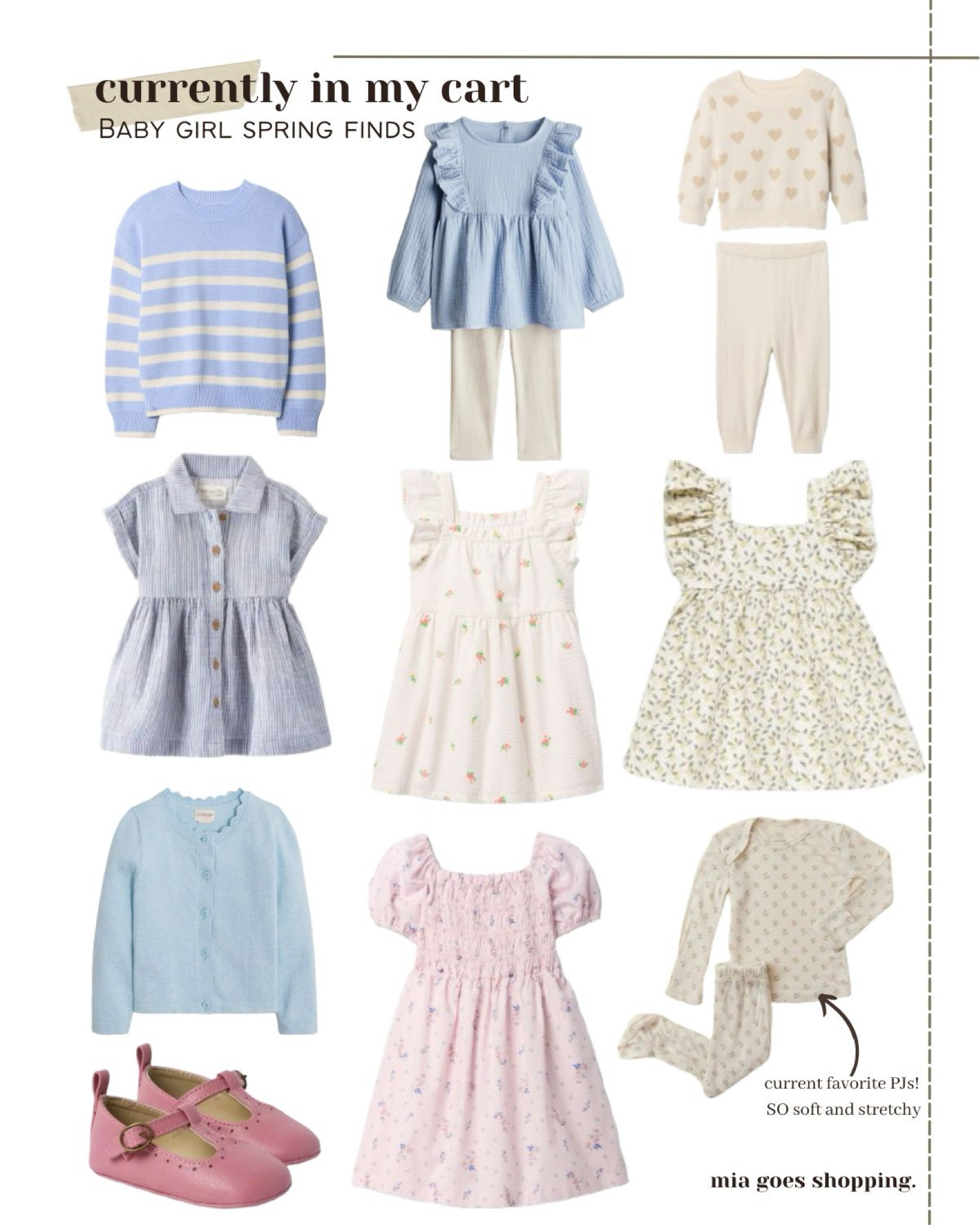 Spring finds I’m  currently shopping for baby girl! I love a classic light blue and pink combo 

Classic baby girl clothes. Floral baby girl outfits. Baby girl Easter finds. Dresses for baby girls 

#LTKFamily #LTKBaby #LTKKids