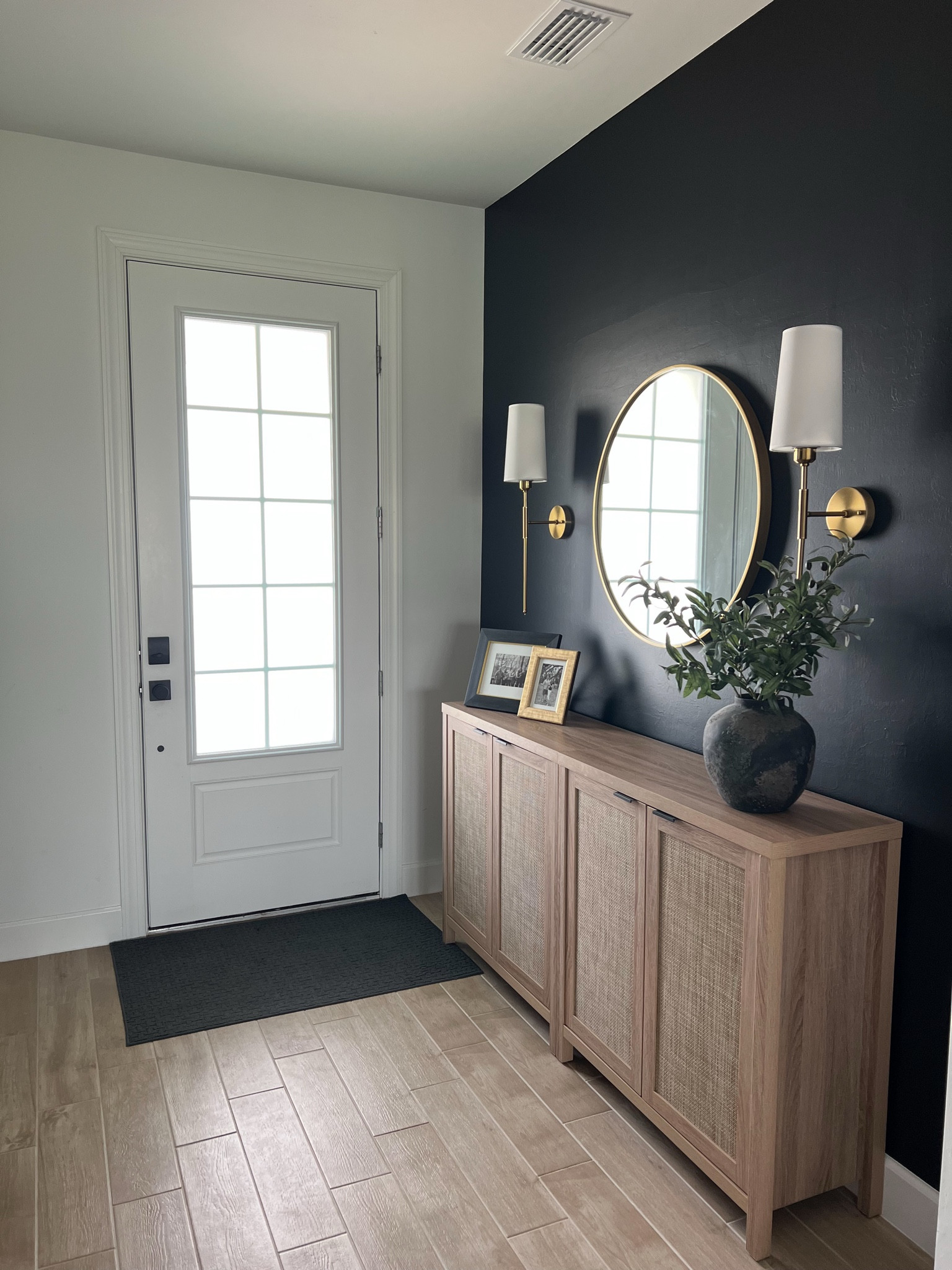 Entryway with privacy film on door

#LTKStyleTip #LTKHome #LTKHoliday