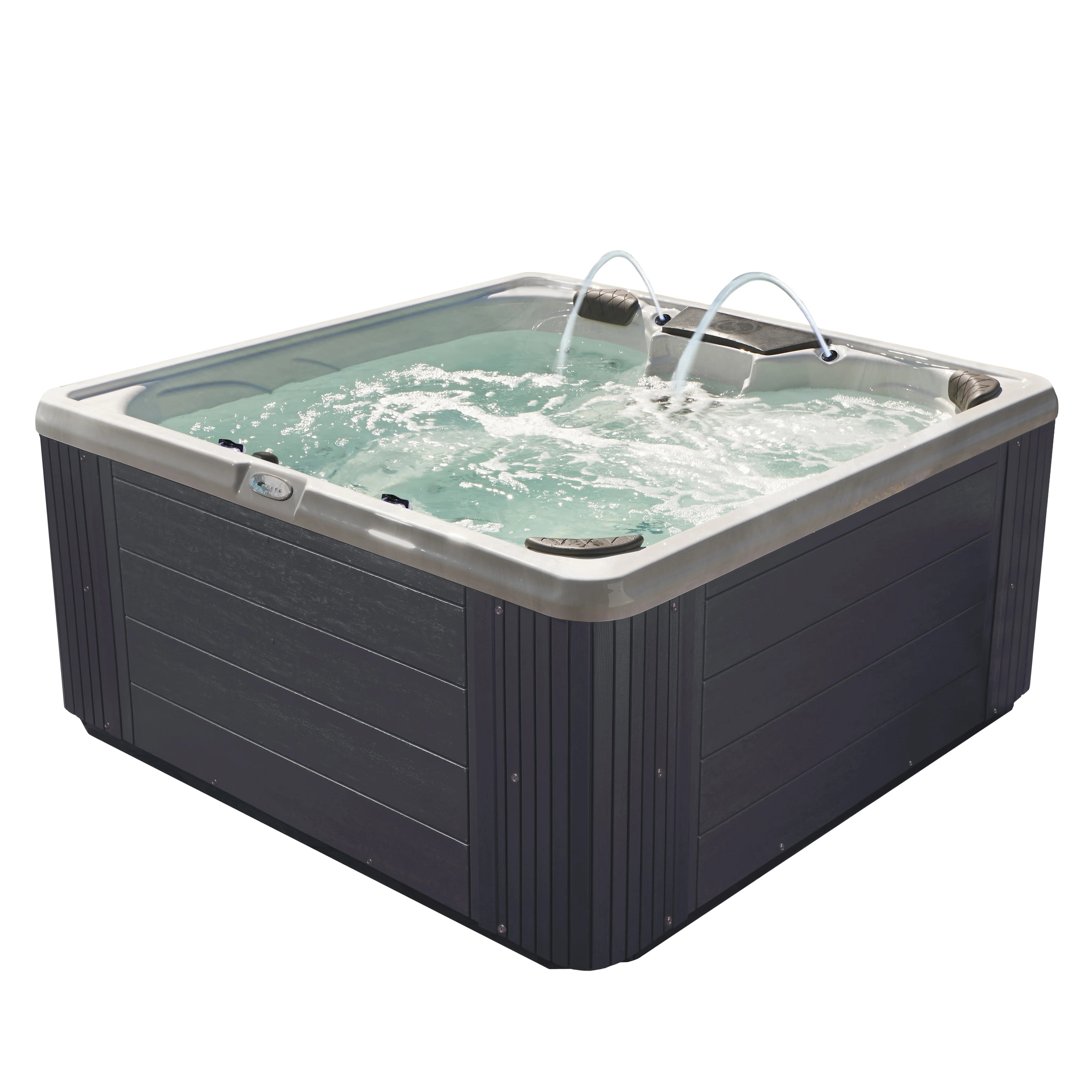 Aqualife Adelaide 5-6 Person 30-Jet Acrylic Lounger Hot Tub With Ozonator | Wayfair North America
