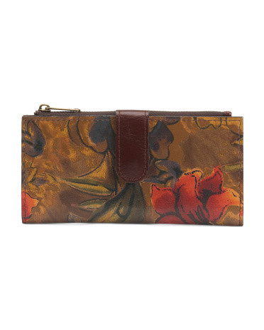 Leather Nazari Continental Wallet In Gift Box | TJ Maxx