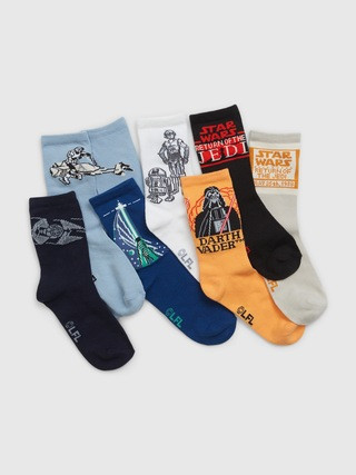 GapKids &amp;#124 Star Wars&amp;#153 Crew Socks (7-Pack) | Gap (US)