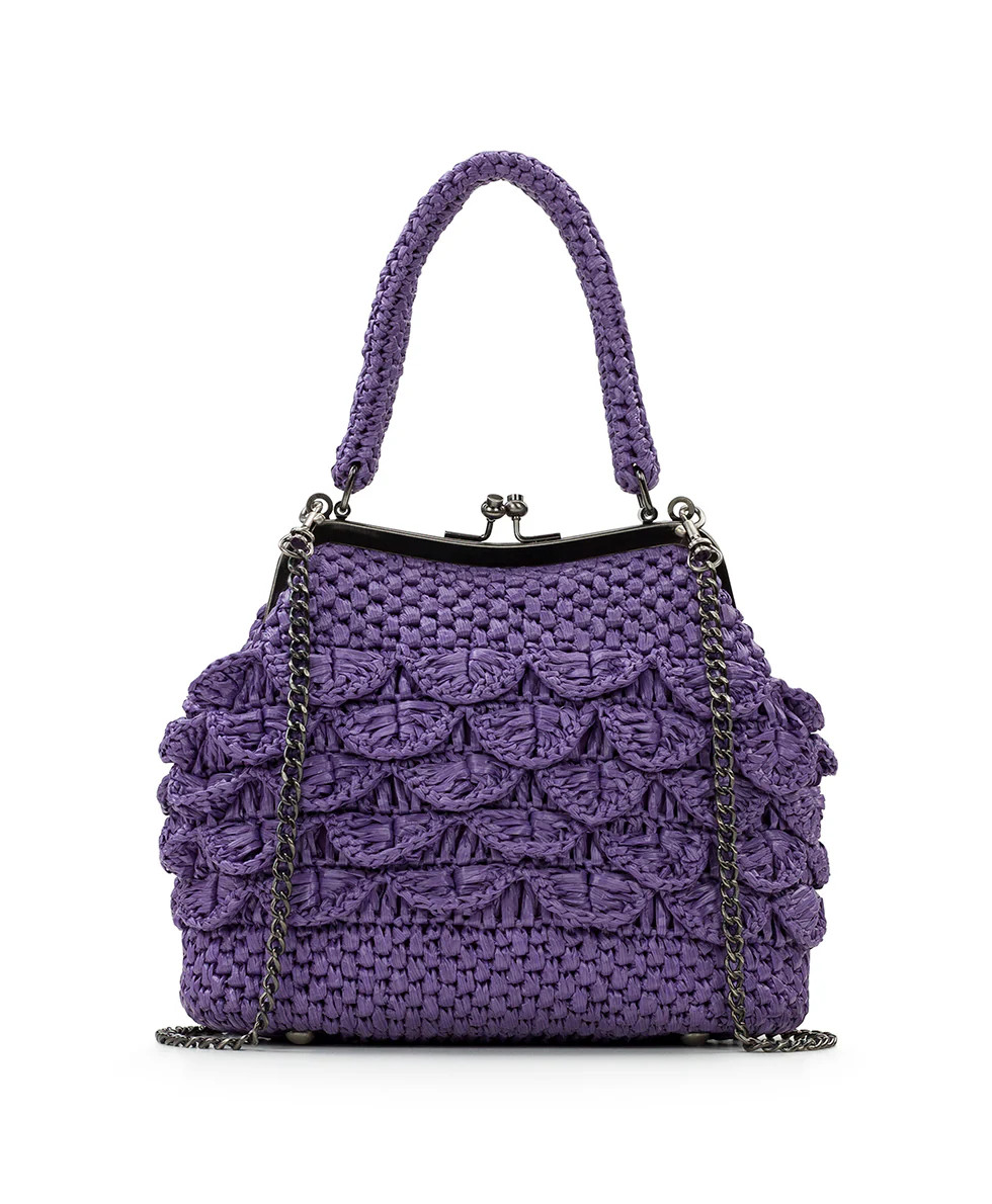 Laureana Frame Satchel - Scalloped Raffia | Patricia Nash Designs (US)