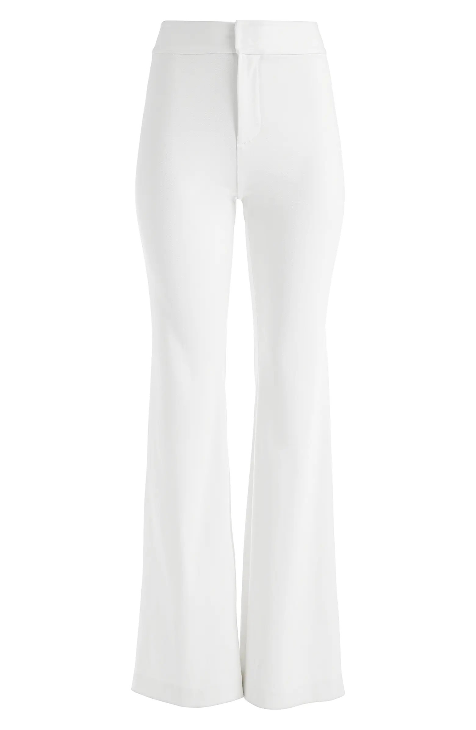 Alice + Olivia Deanna High Waist Flare Pants | Nordstrom | Nordstrom