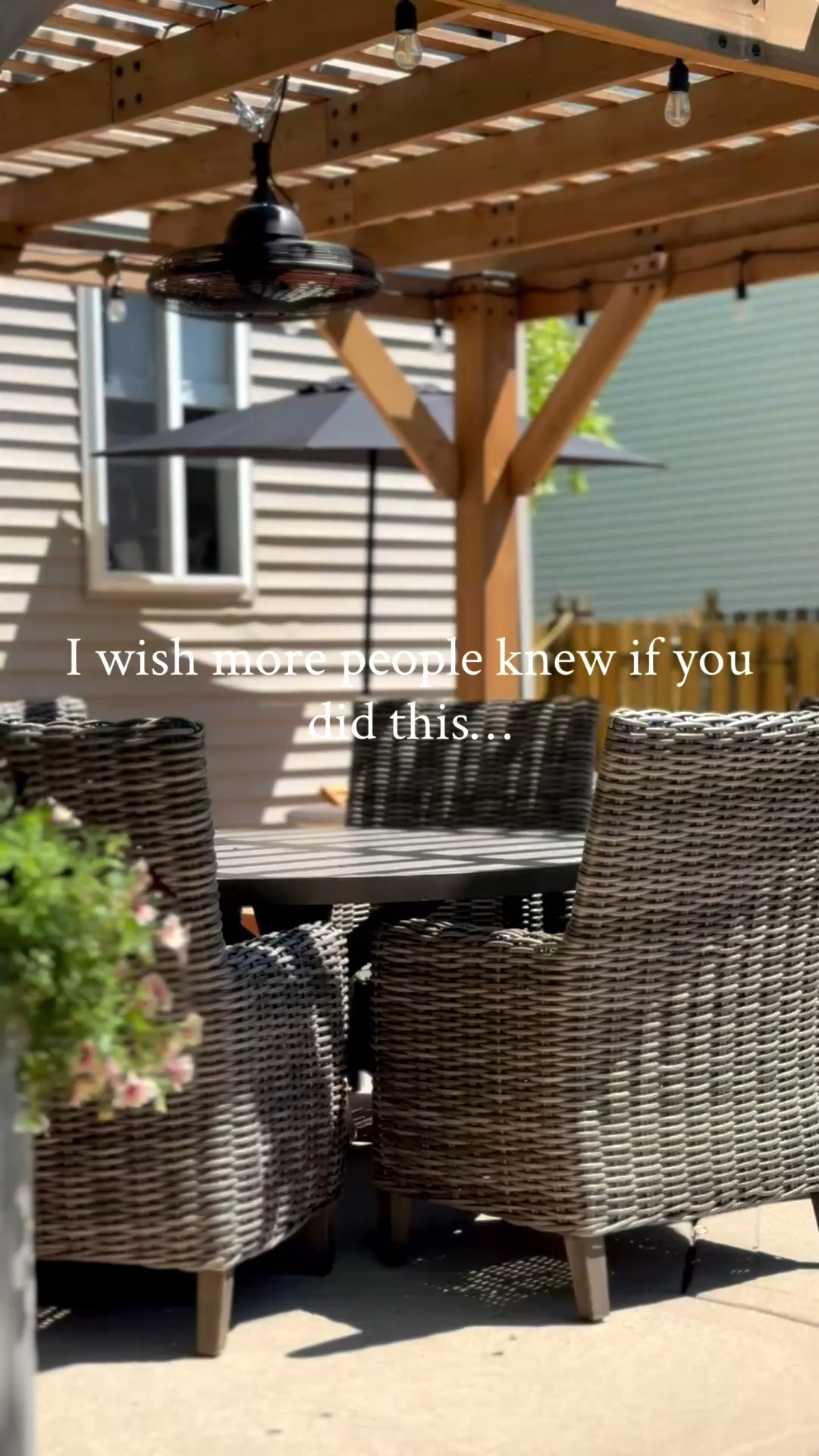 Planter and other patio details linked below. 

✂️🌸Do this weekly for best results: Follow the spent flower stem down to the next set of leaves or the main stem and snip or pinch it off. Don’t just pinch off the dead bloom itself. 

This redirects the plants energy towards new blooms instead of trying to protect/ revive spent blooms.

#LTKHome #LTKSeasonal #LTKSaleAlert