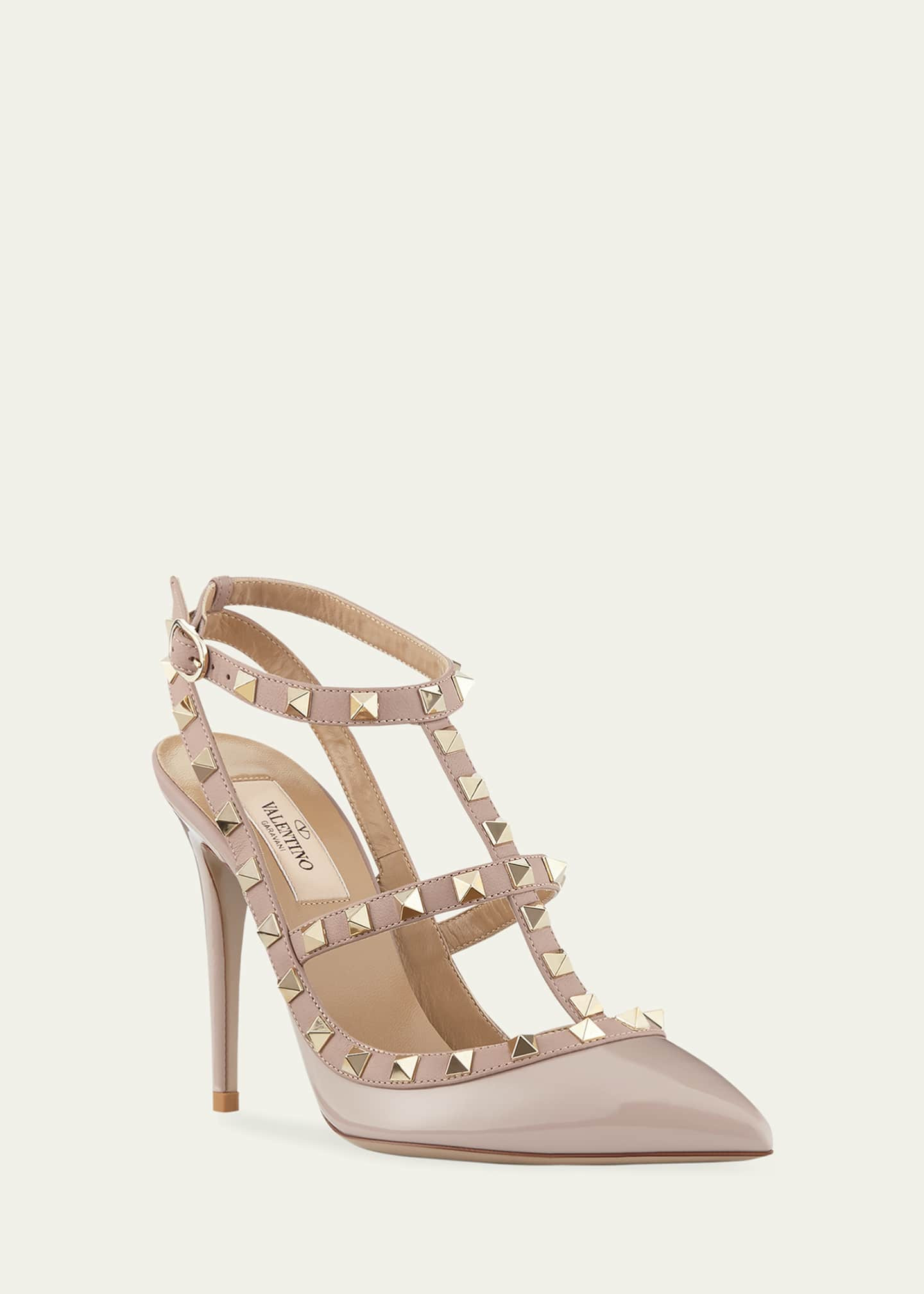 Valentino Garavani Rockstud 100mm Slingback High-Heel Pumps | Bergdorf Goodman