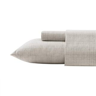 Tommy Bahama Raffia Linen 4-Piece Beige Cotton Queen Sheet Set USHSA01262528 - The Home Depot | The Home Depot