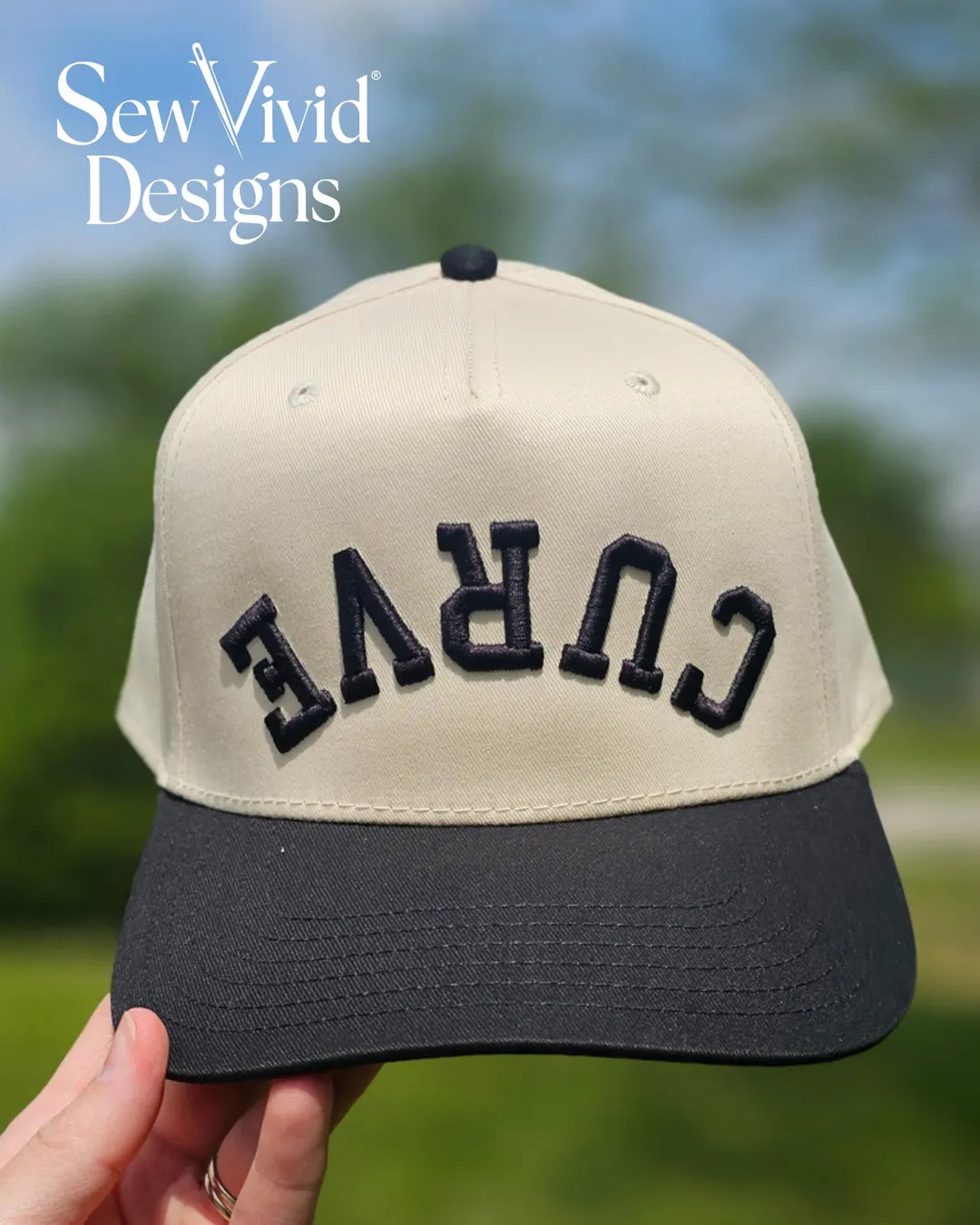 Custom Upside Down Text Hat 3D Puff Text | 5 Panel Two Tone Embroidered Hat | Snapback Trendy Hat... | Etsy (Global)
