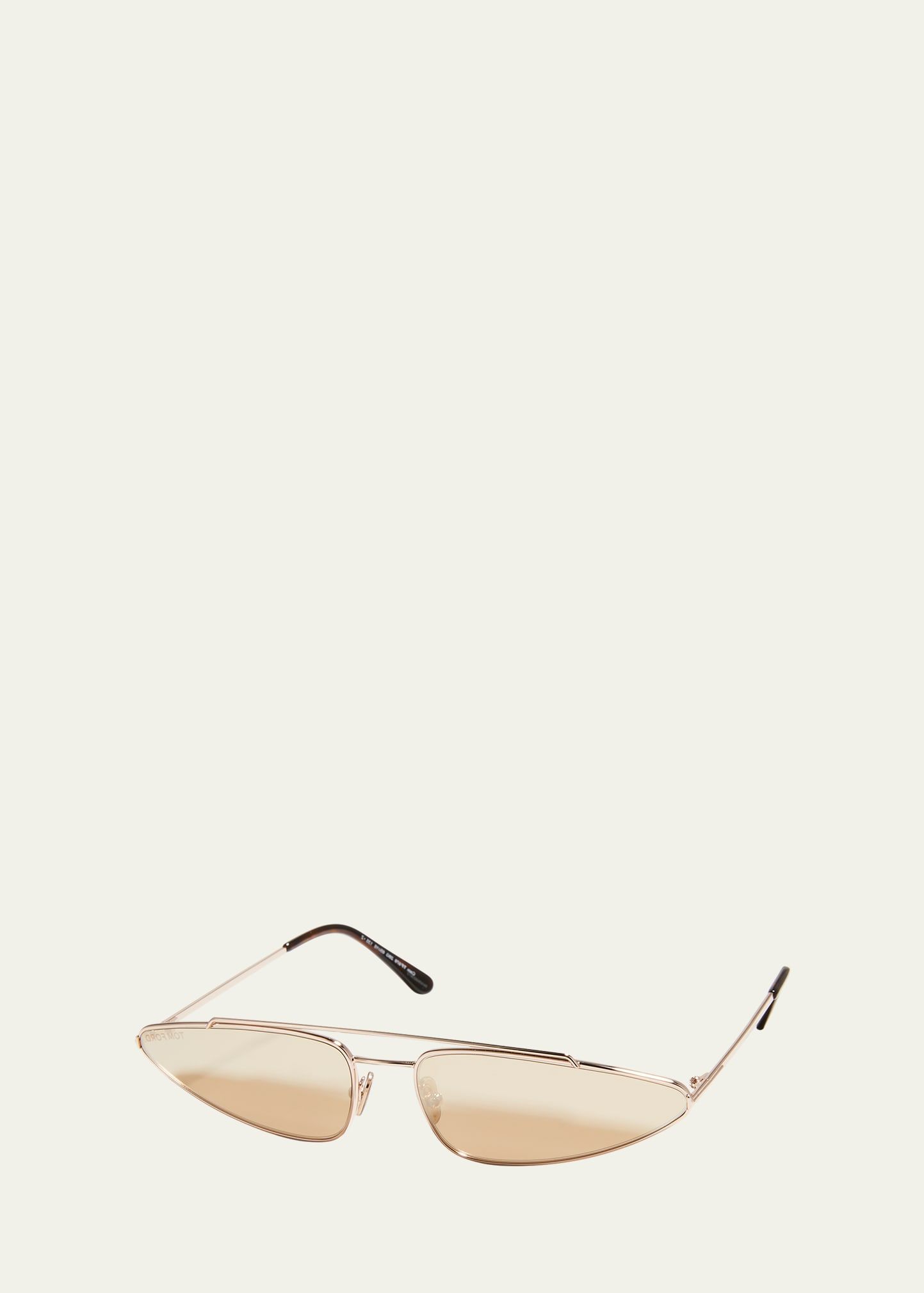 Narrow Metal Cat-Eye Sunglasses | Bergdorf Goodman